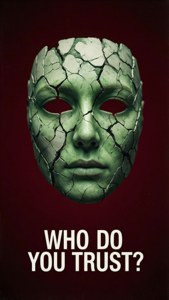 Cracked Mask Poster