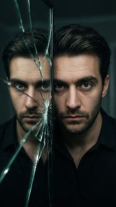 Cracked Mirror Gaze