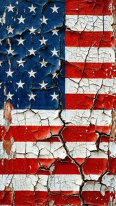 Cracked Paint Flag