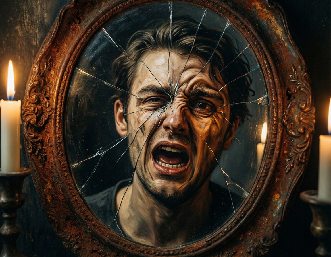Cracked Reflection by Wallpapers.art Studio
