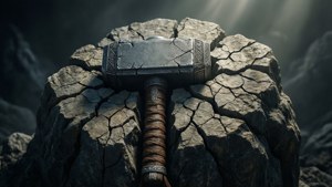 Cracked Rock Mjolnir