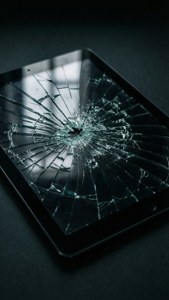 Cracked Screen Tablet