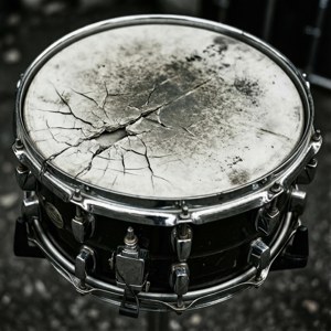 Cracked Snare Head
