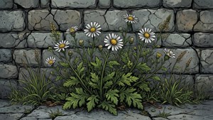 Cracked Wall Blooms