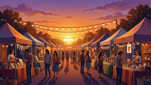 Craft Fair Sunset