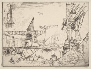 Cranes at Duisburg