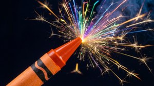 Crayon Fireworks