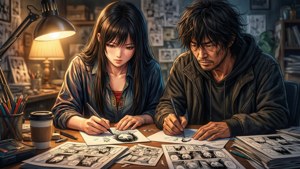 Creative Duo at Work