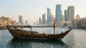 Creek Dhows Morning Mist