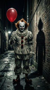 Creepy Alley Clown