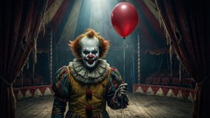 Creepy Clown in Tent