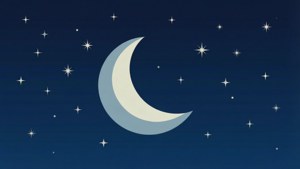Crescent Moon Night