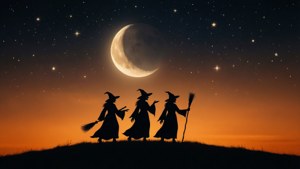 Crescent Moon Silhouette