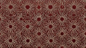 Crimson Eight-Pointed Stars