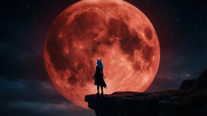 Crimson Moon Watcher