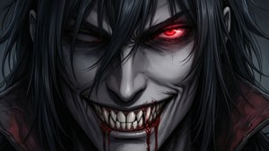Crimson Smile of the Vampire