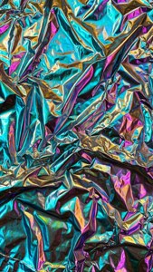 Crinkled Holographic Foil