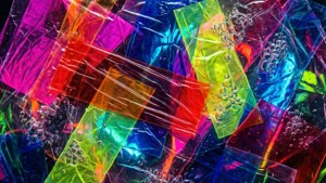 Crinkled Neon Overlay