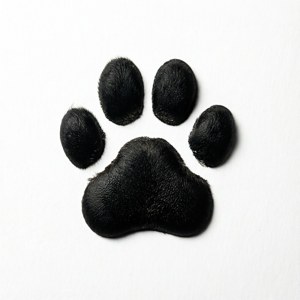 Crisp Black Paw