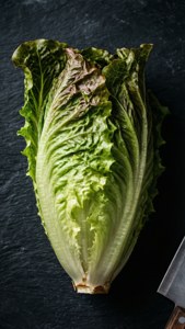 Crisp Romaine Leaves