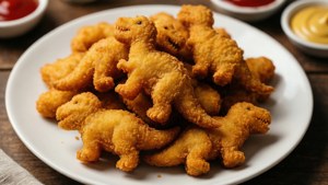 Crispy Dino Nuggets Plate