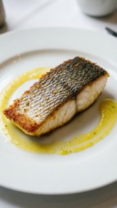 Crispy Pan-Seared Halibut