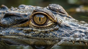 Crocodile Eye Macro