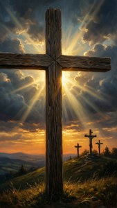 Cross at Sunset