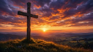 Cross at Sunset