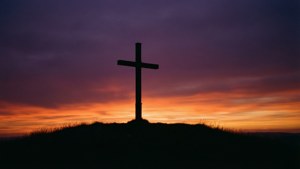 Cross Silhouette Sunset
