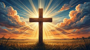 Cross with Light Rays