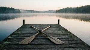Crossed Oars at Dawn
