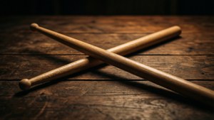 Crossed Wooden Sticks