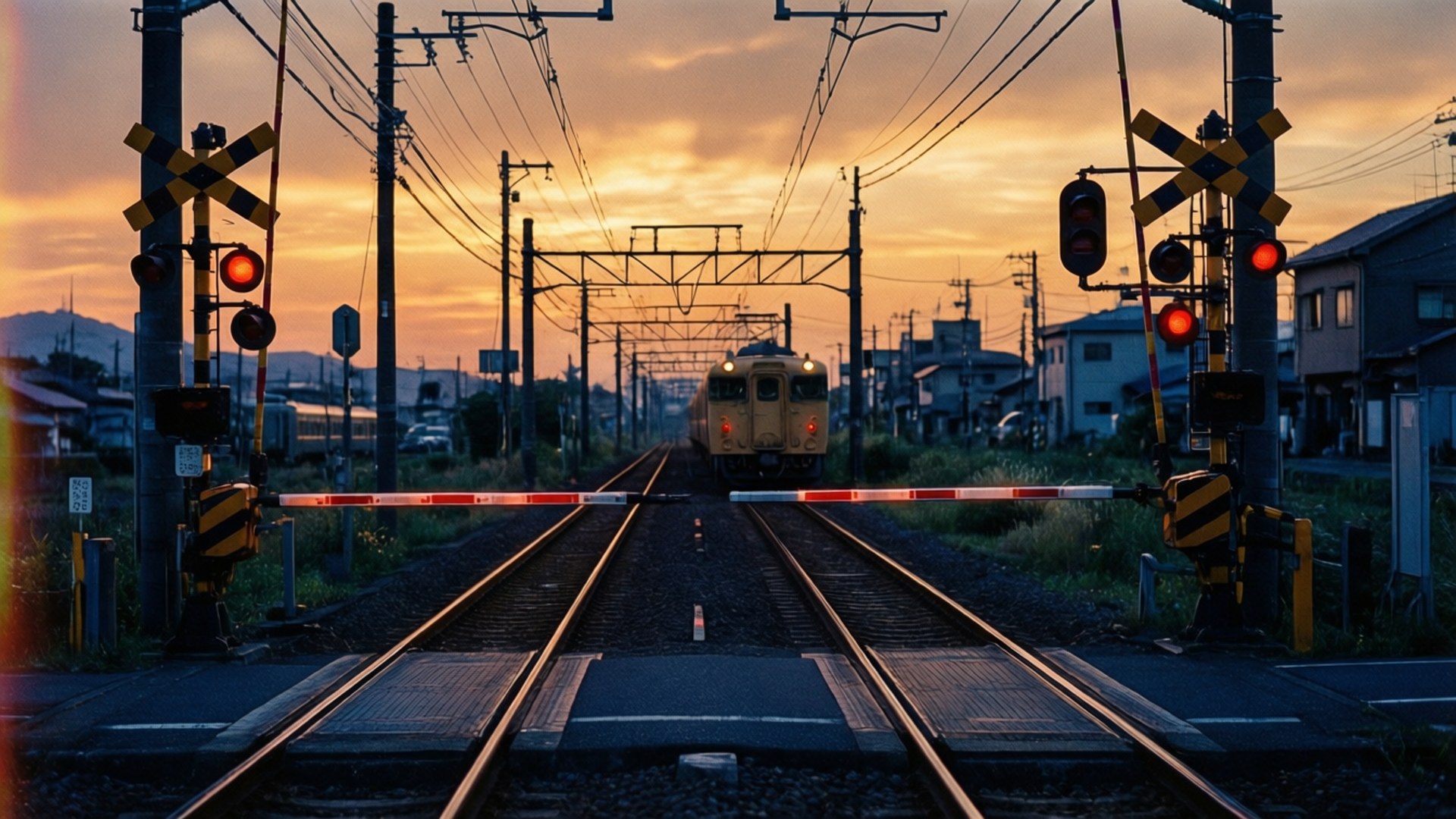 Crossing at Dusk by Wallpapers.art Studio