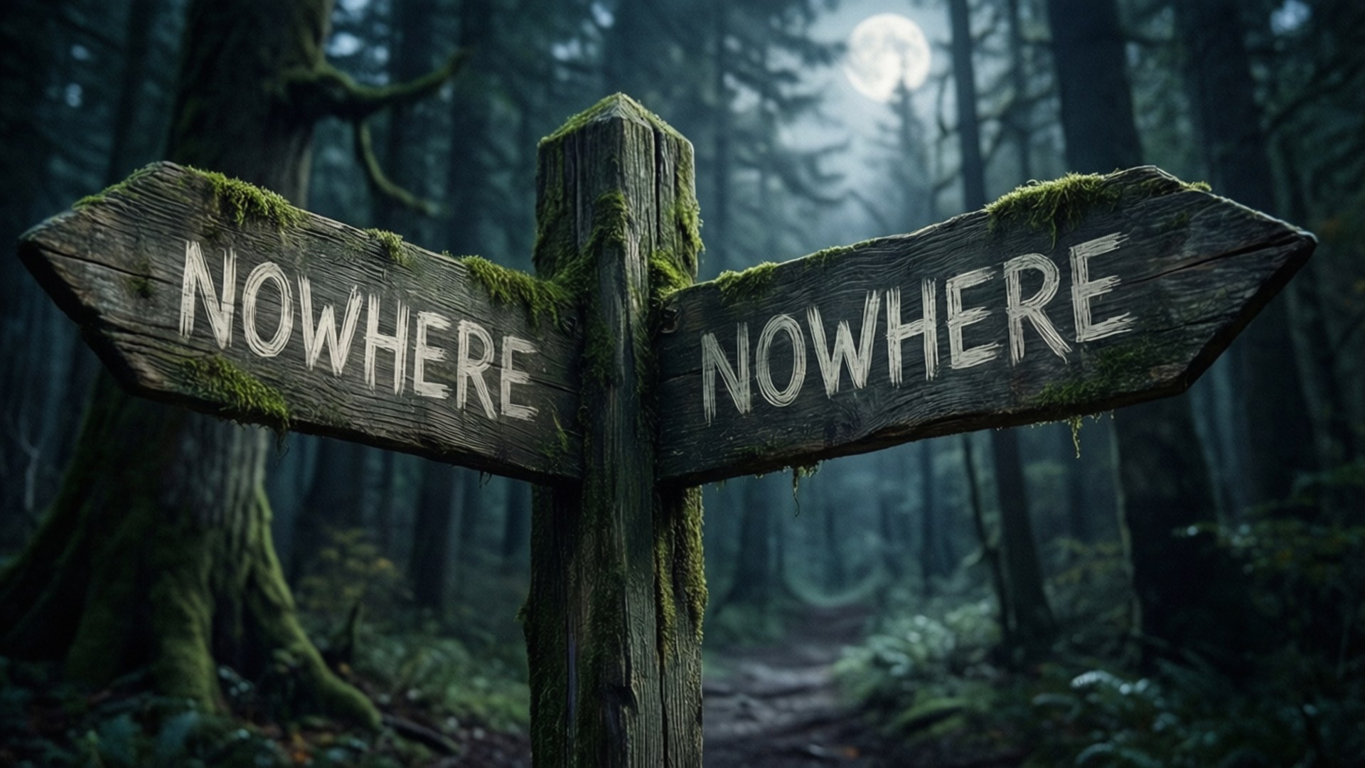Crossroads Nowhere by Wallpapers.art Studio