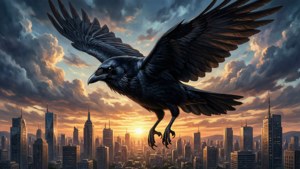 Crow Over City