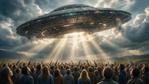 Crowd Witnesses UFO