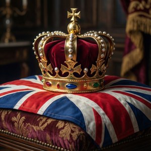 Crown on Union Jack