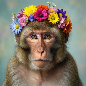 Crowned Macaque