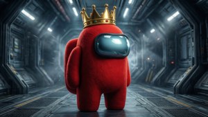 Crowned Red Crewmate