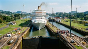 Cruise Ship at Miraflores