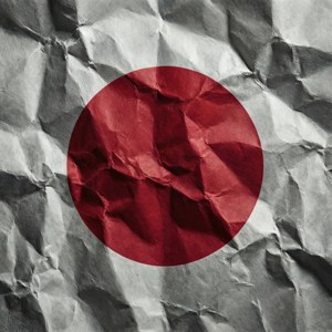 Crumpled Paper Flag