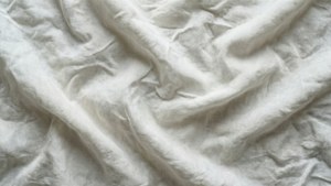 Crumpled White Fabric
