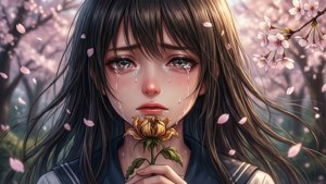 Crying Anime Girl