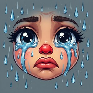 Crying Pout Face