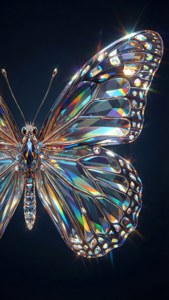 Crystal Butterfly 3D