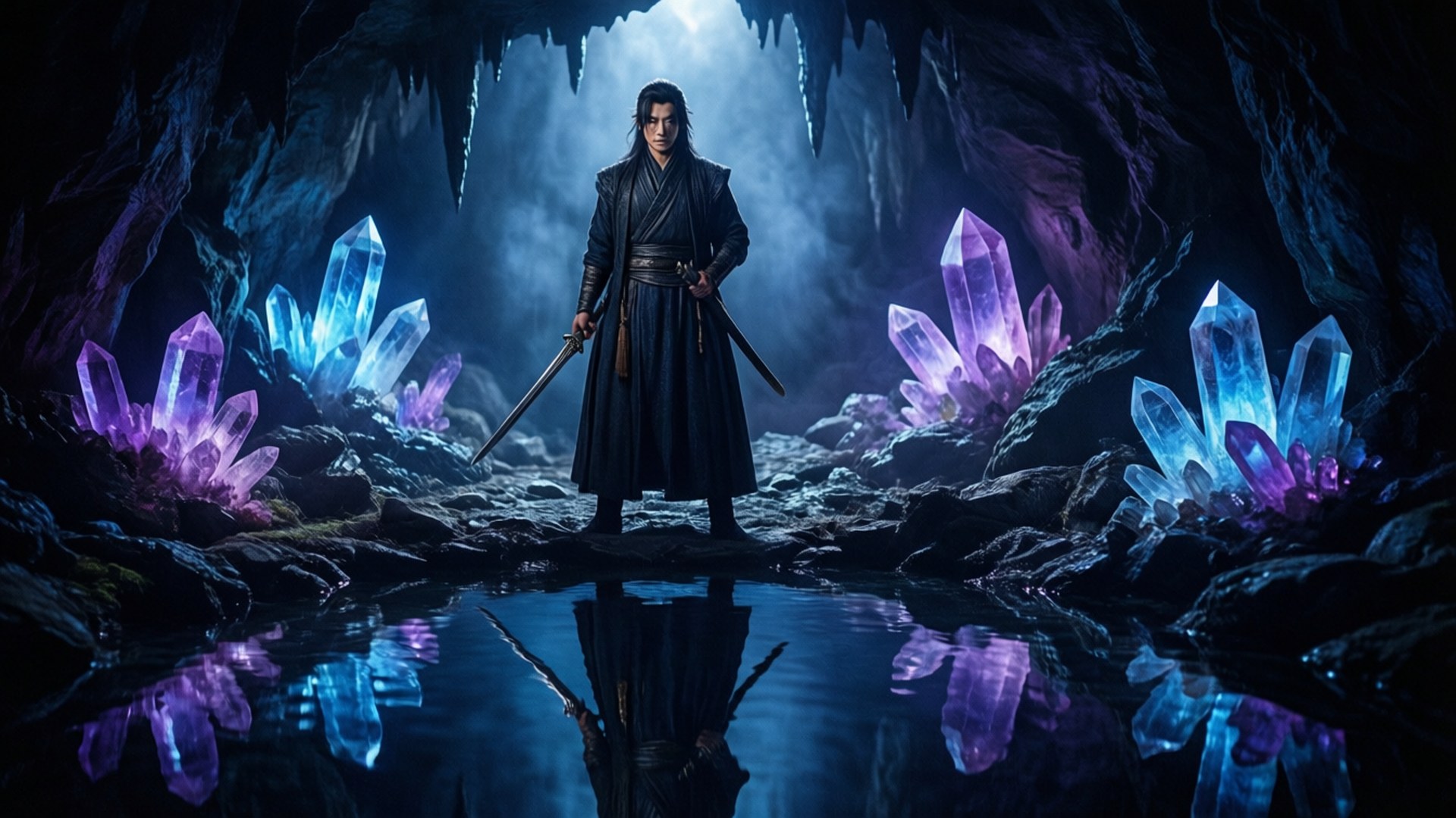Crystal Depths by Wallpapers.art Studio