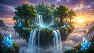 Crystal Falls Fantasy Island