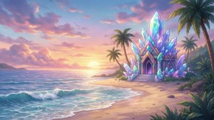 Crystal Gems Temple Beach