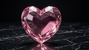 Crystal Glass Heart